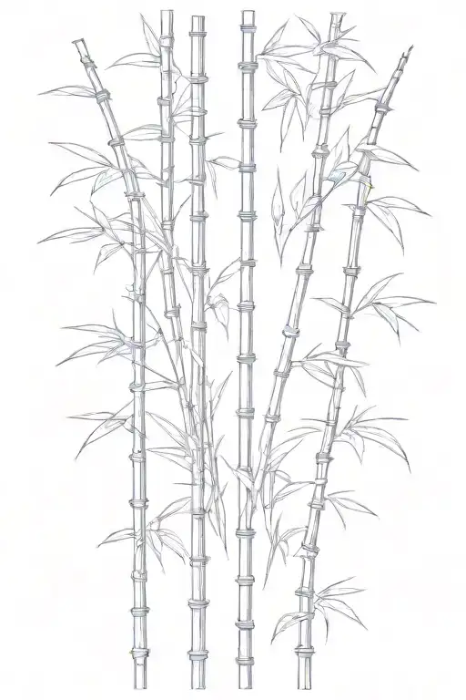 Simple Thin Bamboo Sticks