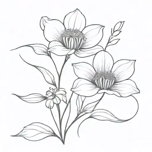 Birth Flowers Intertwined