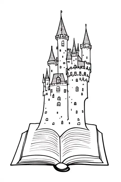 Castle Coming Out Of A Book