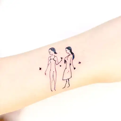 Gemini Twin Girls Pretty