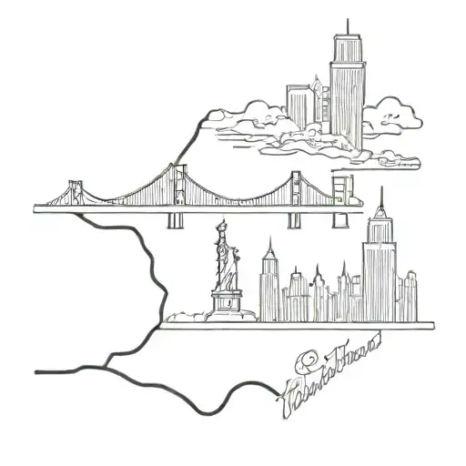 Best Friend Tattoo About New York City And Broadway Musicals