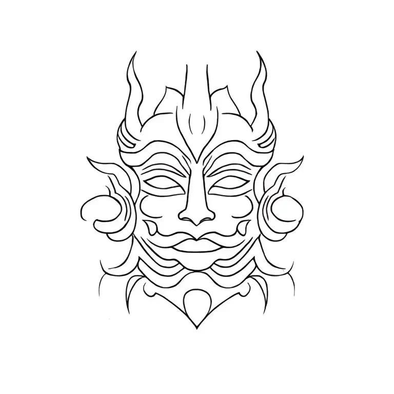 Balinese Hunuman Mask