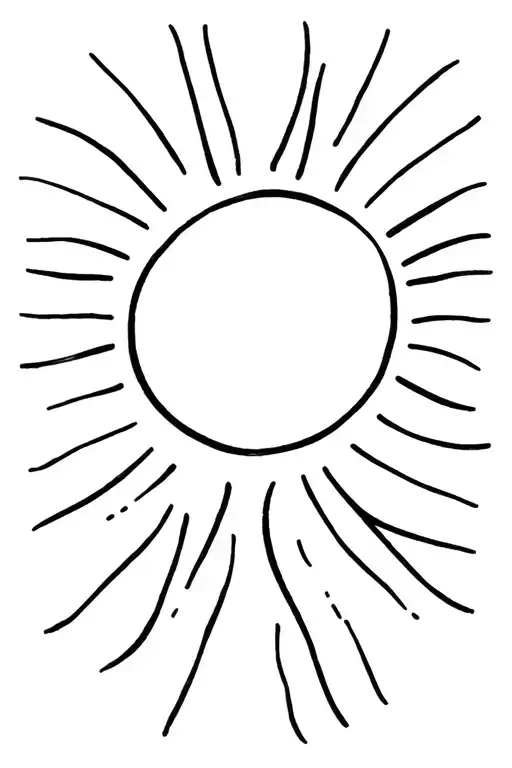 Sun And Crescent Moon