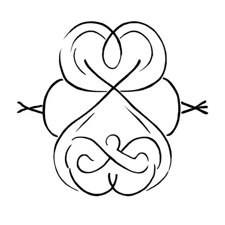 Aa Symbol Saint Christopher Infinity Symbol And Lucky Wishbone