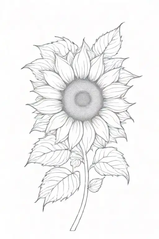 Single Sunflower