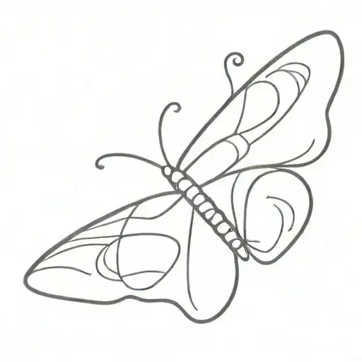 Butterly One Wing Is Flying You're Gonna Go Far