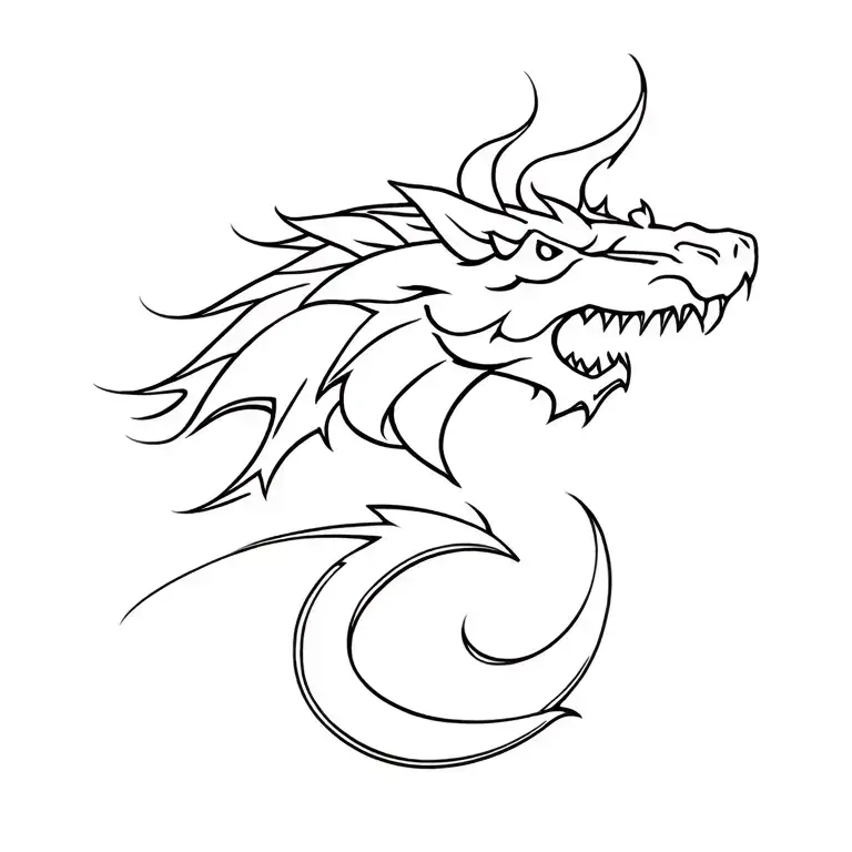 Denver Broncos Dragon Breathing Fire