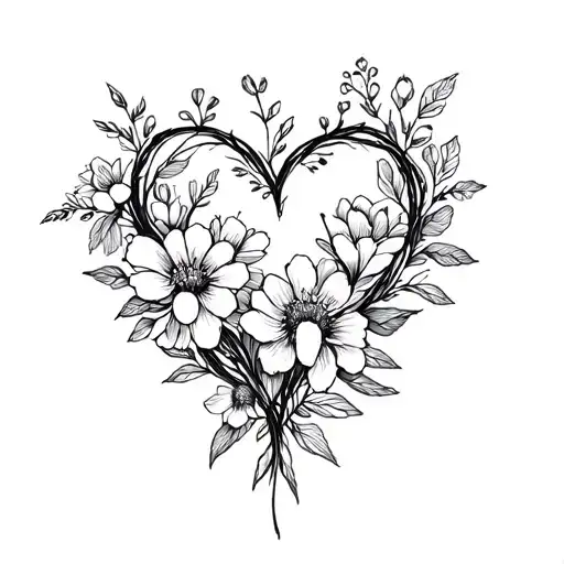 Hearth Wrapped In Flowers