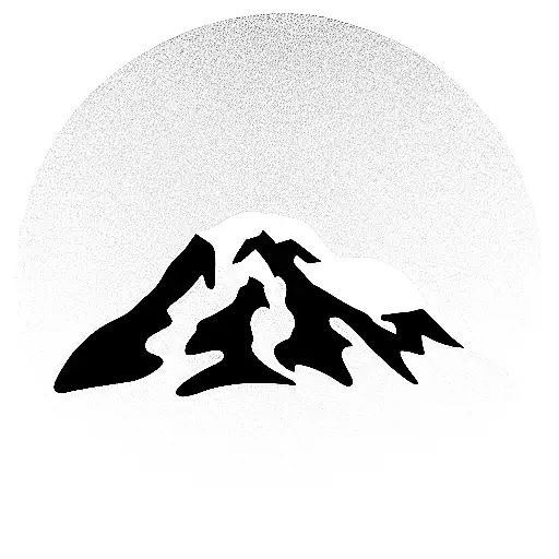 Mount Rainier With Rainier Logo Billboard In Background