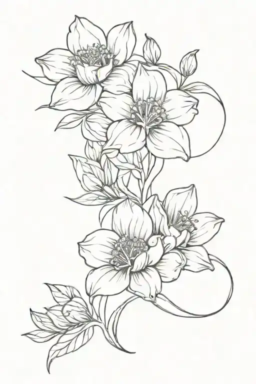 Birth Flowers Intertwined