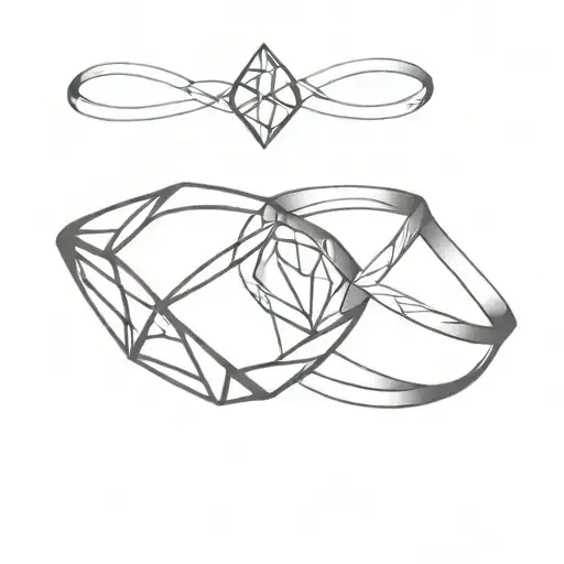Two Diamond Rings Intertwined