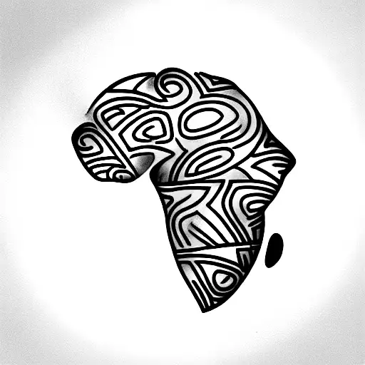 Name With African Art