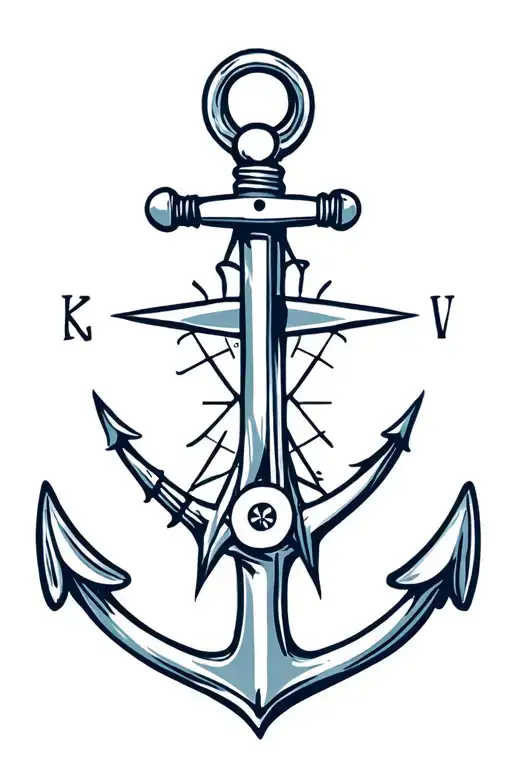 Compass And An Anchor