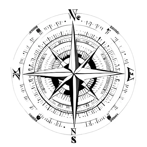 Compass Pointing South East