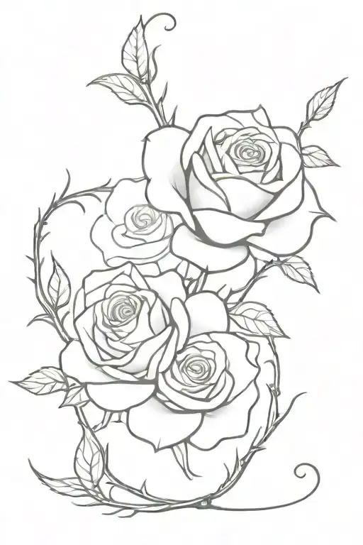 Rose And Thorns Wrapped