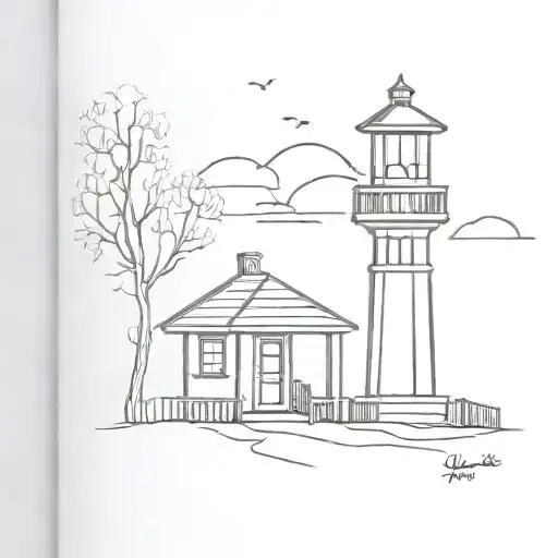 Gazebo And Lighthouse