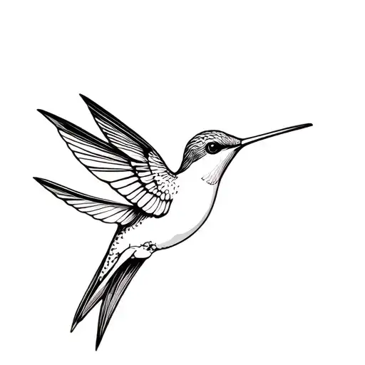 Hummingbird Hovering