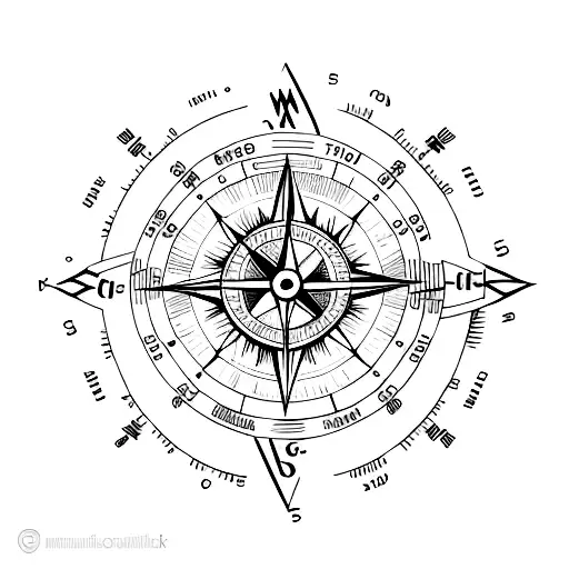 Libra With Compass
