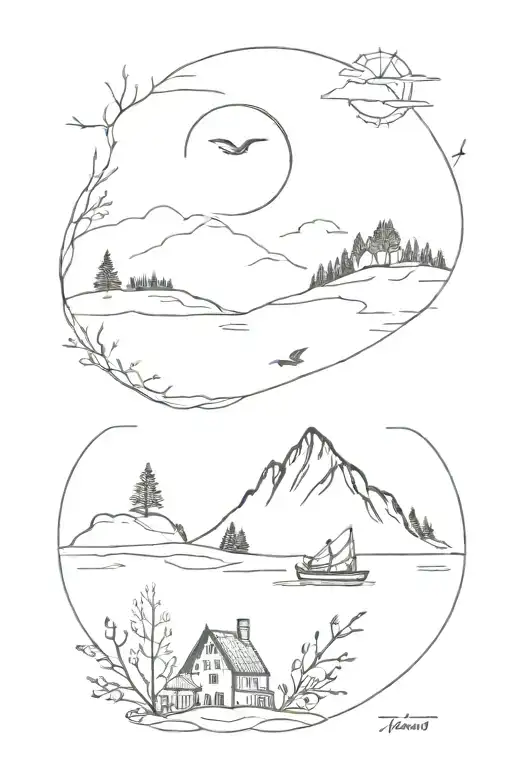 Danish And Norwegian Nature