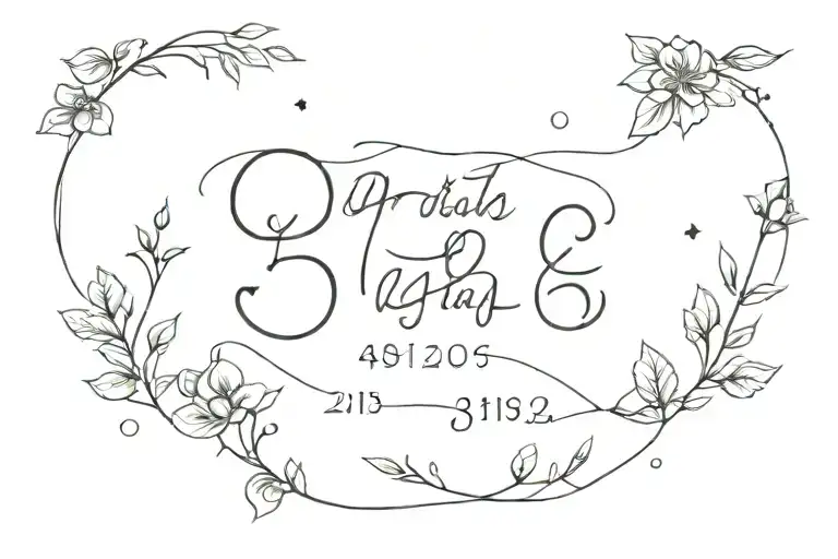 Birth Dates Arranged