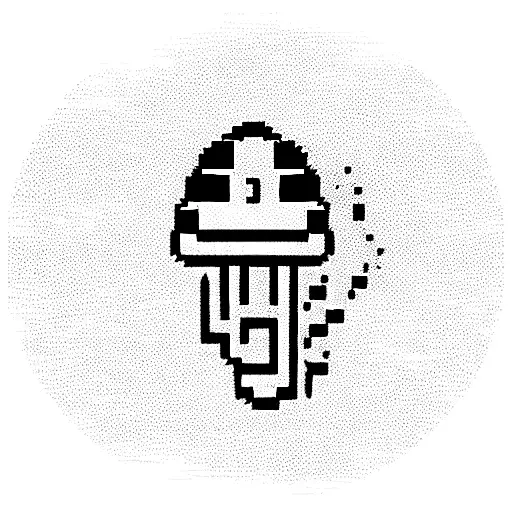 1Up Mario Bros Mashroom Letter Tipology