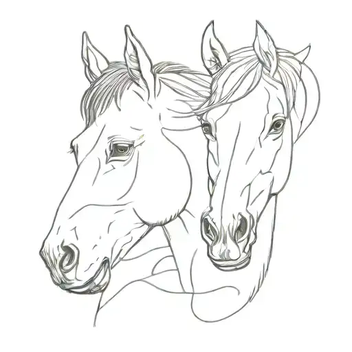 Horse Face And Dog Face Morphing