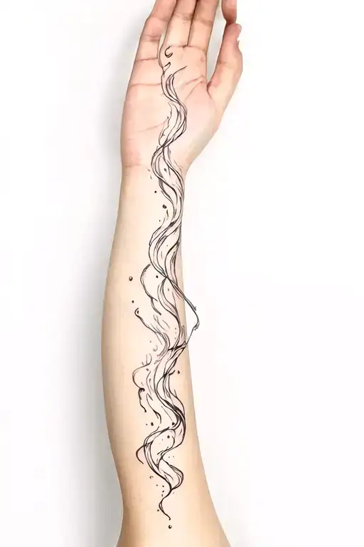 Forearm Wrap Around Demon Slayer Water Breathing