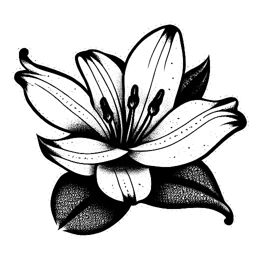 Lily And Marygold Flower