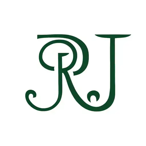 Irish Symbol Incorporated With Two Letter Rs And One J