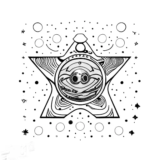 Blue Giant Star Space Theme