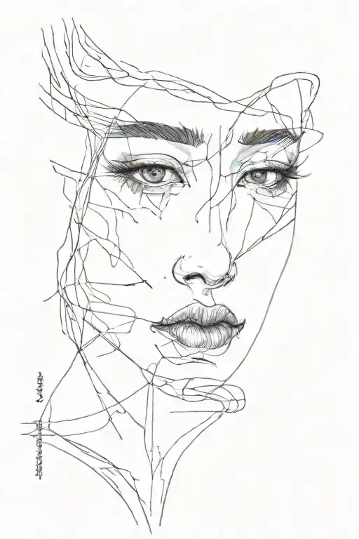 Eyes Like A Scar On The Skin And Suminagashi