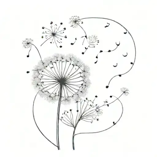 Dandelion Blowing