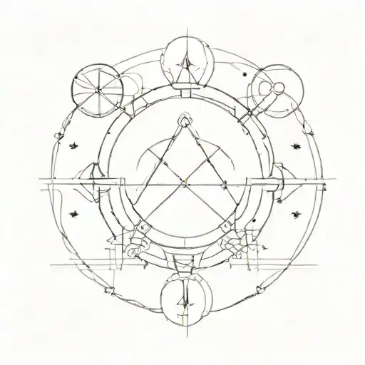 A Minimalist Representation Of A Spiritual Journey Incorporating Elements Of Psychology