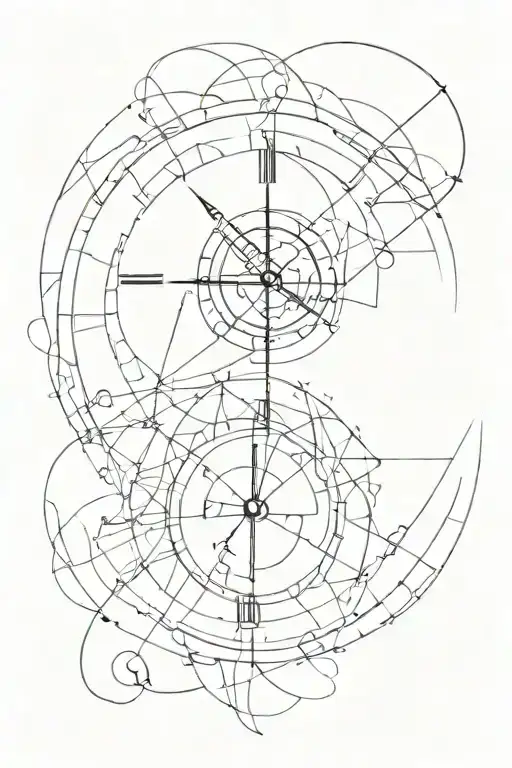 Order Out Of Chaos Clock Face