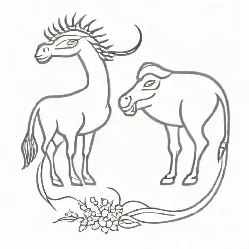 Scorpio And Taurus Tattoo Animals