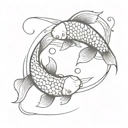 Koi Fish Yin Yang