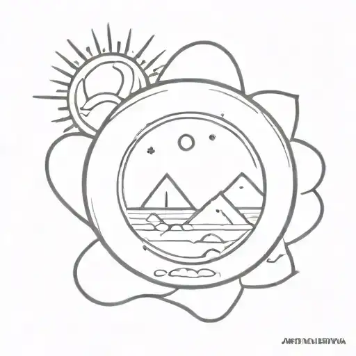 Adithya With Sun Rising