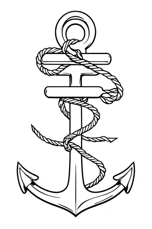Anchor With Rope Rapping