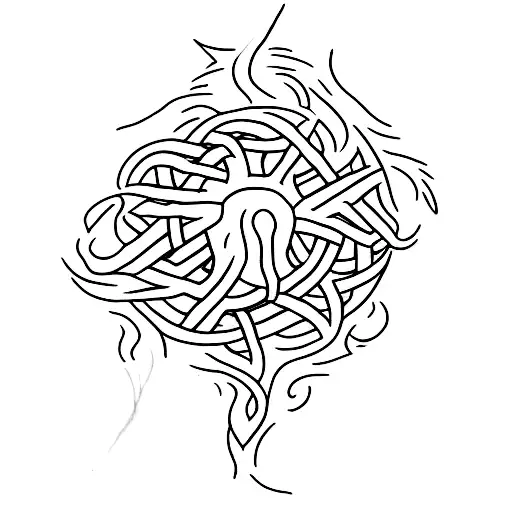 Create A Minimalist Tattoo Inspired By The Iconic Bonfire From Dark Souls