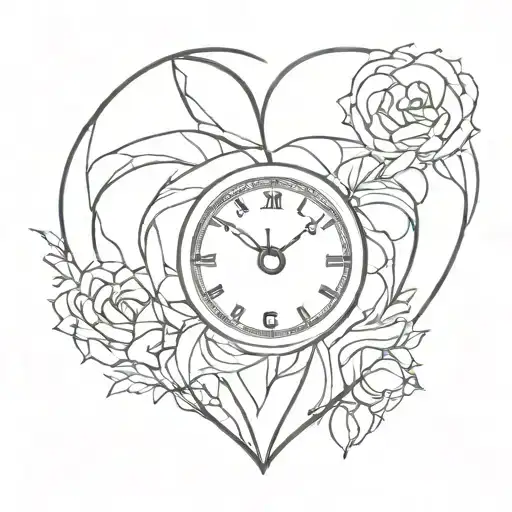 Heart Shaped Clock