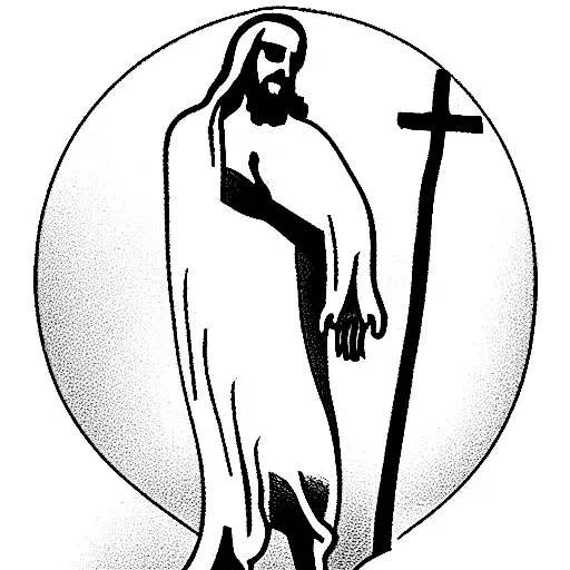 Jesus Carrying Cross To Golgotha