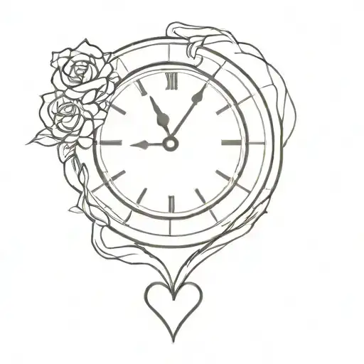 Heart Shaped Clock