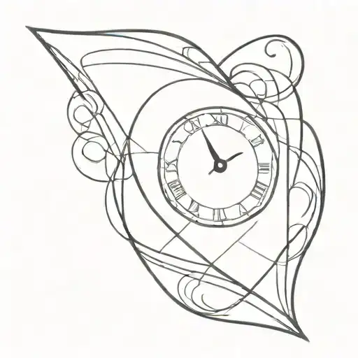 Heart Shaped Clock Face