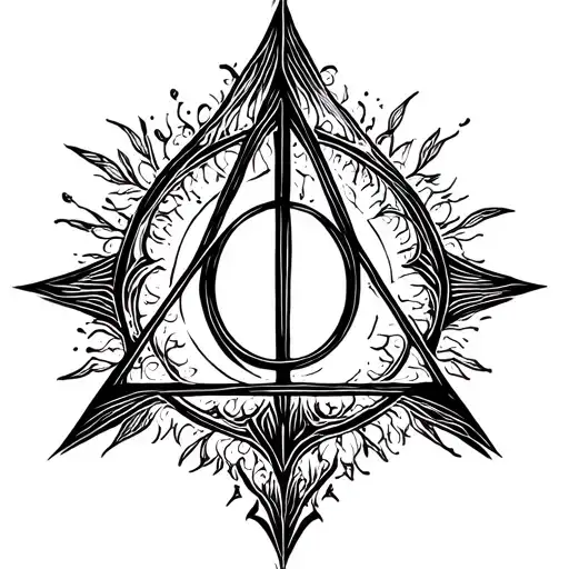 Deathly Hallows Symbol Harry Potter