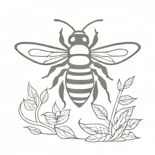 Bee Minimal With Tribal