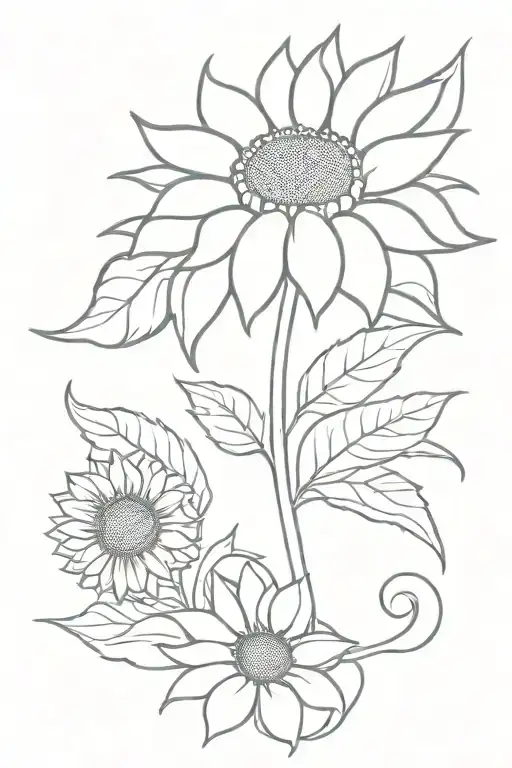Sunflower On Anchor