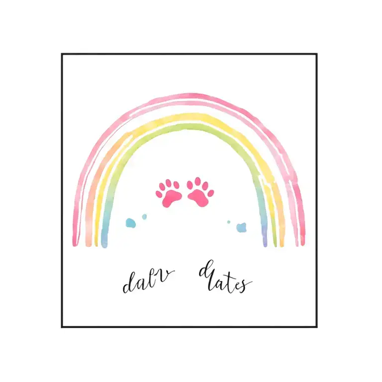 Paw Prints Rainbow Dates Incorporated