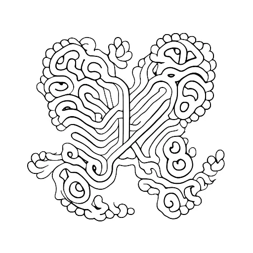 Letter R With Dog Paw