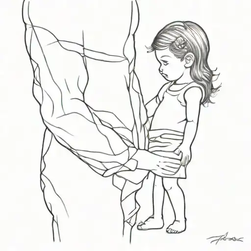 Daddy Daughter Tattoos Style