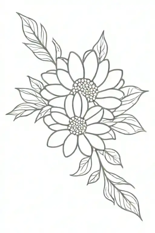 Simple Crown And Daisy